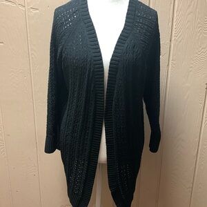 Terra & Sky open front cardigan. Size 1X